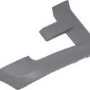 Headlight Bezel Right Compatible with 2015-2017 Ford F150 Front Lamp Cover Trim Plastic(PP) Painted W/Texture Primed Gray Replacement for FL3Z17C754AA FL3Z17C754BPTM