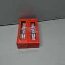 2 x 7 Inch Easter Bunny Nutcracker Decoration, Wooden Rabbit Soldier Figure for Spring Holiday Tabletop Display (Purple)