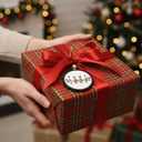 Goose Christmas Wooden Ornament, Goose Lovers Wooden Ornament Gifts for Women Men, Funny Geese Farmhouse Ornaments for Xmas Tree Holiday Winter Decoration