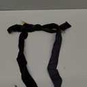 24 Pcs Velvet Bows Christmas Tree Ornaments Vintage Velvet Ribbon Bows for Tree Garland Wreath Indoor Xmas Decorations(9 x 13 Inch, Width of 1",Black)