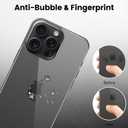 2 x [3 Pack] Screen Protector for iPhone 15 Pro Max,Camera Protector, iPhone 15 Pro Max Front and Back Screen Protector Tempered Glass Protective Film(6.7")