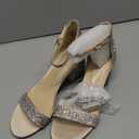 Betsey Johnson Women's Mari Heeled Sandals (7, Champagne)