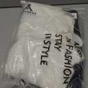 ANRABESS Women Oversized Casual Loose Turtleneck Long Sleeve Slouchy Baggy Knit Tunic Sweaters Pullover 2025 Fall Outfits (Small, White Red)