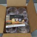 US Acrylic Classic Clear Plastic Reusable Drinking Glasses (Set of 6) 12oz Rocks Cups | BPA-Free Tumblers, Made in USA | Top-Rack Dishwasher Safe