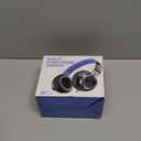 AILIHEN C8 Kids Headphones Wired, On-Ear Headphones with Microphone and Volume Control Foldable Corded Stereo 3.5mm Headset for School Teens Smartphones Chromebook Laptop Tablets Travel (Black Blue) (Medium)