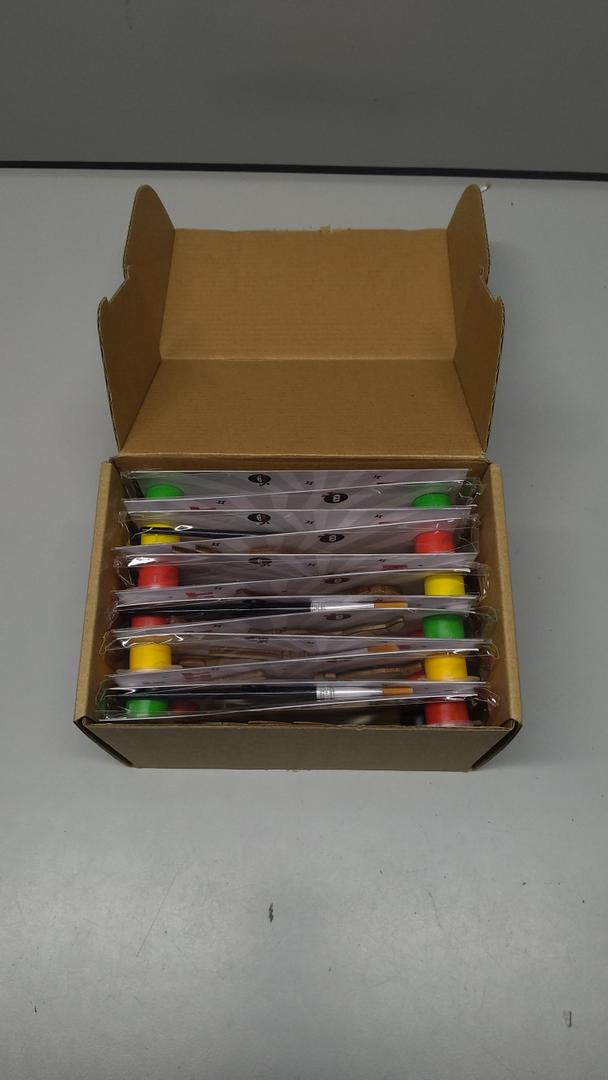 12 Pack Ninja Party Favors for Kids - Individually Wrapped Paint Your Own Wooden Craft Kits, Boy Birthday Decorations & Kidz Party Supplies 4-8 8-12, Goodie Bag Stuffers