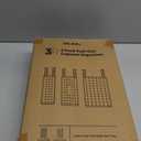 Delamu 3 Pack Pull Out Cabinet Organizer, 15.7"Deep Pull Out Drawers for Cabinets, Slide Out Drawers for Kitchen Cabinets, Bathroom Cabinet Organizer, Pantry (White)