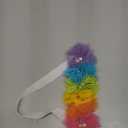 Pejlnd Rainbow Flower Hairband - 1Pcs Hawaiian Flower Headband Floral Crown Elastic Newborn Headband Soft Stretchy Infant Headbands Hair Band for Baby Girls Toddlers Kids Gifts