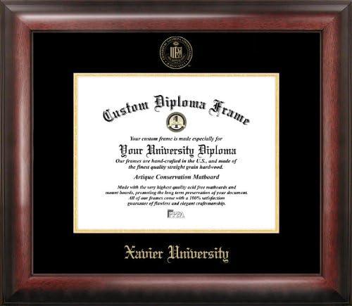 Campus Images Xavier UniversityGold Embossed Diploma Frame
