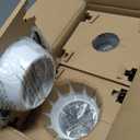 6 Inch Can Light Cover,12 Pack White Can Light Trim, Step Baffle with Detachable Ring, Anti-Glare,All Metal Material