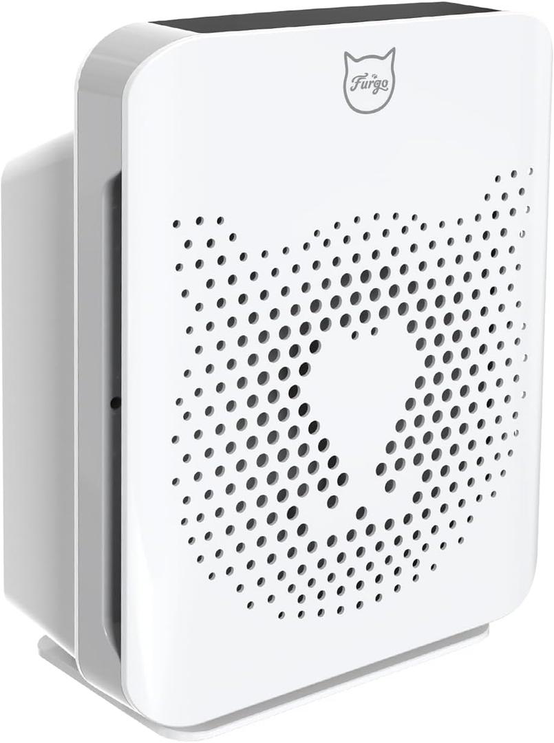 Furgo Pet Air Purifier for Home Large Room, 2-in-1 HEPA Air Filter Remove 99.5% of Pet Hair, Odor, Smoke, Dust, Pollen, Smart Air Quality SensorUltra-Quiet Air Purifier for Bedroom Allergies, White (HA360)