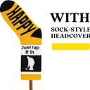 ZEETY Golf Putter, CNC Milled Hockey Stick Style Blade Putter Unique Golf Gifts for Men and Women, Precision Milled Face, Fun Novelty Golf Club
