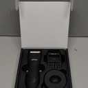 Manscape Body Hair Trimmer for Men with Ceramic Blade & LED Light, Waterproof Electric Shaver Body Groomer for Pubic Hair, Chest, Legs & Bikini, Pubic Hair Trimmer for Men Wet/Dry Use (Black With Charger Stand)