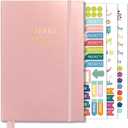 SUNEE Adhd Daily Planner for Adults,3-Month Undated Daily Weekly Monthly Planner for Productivity, Goal Setting, Time Management, Work & Life - for Men & Women,Vision Board + Stickers,Rose Gold