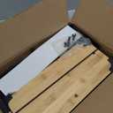 Magnetic Shelf for Fridge with Wide & Thick Magnet, 1 Pack Refrigerator Organizer Basket with Bamboo Top, Storage for Fruit, Potato, Onion, Kitchen, Pantry, Laundry (Black, M)