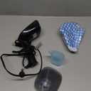 Steamer for Clothes -1800W with Wet/Dry Ironing Modes, 20-Second Heat-up, Detachable Water Tank, Heat-Resistant Gloves for Wrinkle Removal. Suitable for 120V Countries. Color: Black