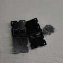 Self Closing Gate Hardware Hinges Heavy Duty for Wooden/Vinyl/PVC Fences,90 Degree Adjustable, with Installation Screws and Swing Adjuster Tool,2 Pack/Set,Black