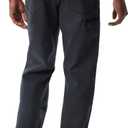 Mens Everyday Straight Leg Pant with 6 Pockets Standard (Black)