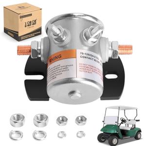 10L0L Golf Cart EZGO Solenoid 36 Volt for EZGO TXT,Marathon,Medalist Electric Models,4 Terminal #70 Series Solenoid Relay, Replace OEM 27855G01, 11761G1, 27855G02, 31680G1, 3016