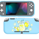 PlayVital Custom Protective Case for Nintendo Switch Lite, Soft TPU Slim Case Cover for Nintendo Switch Lite - Lemonade Kitty