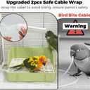 Automatic Parakeet Bird Bath with Pump, Large Bird Shower Fountain Indoor Bathtub with Running Water, Parrot Bath Tub Faucet for Pet Birds, African Grey, Cockatiel, Conure, Budgie, Lovebird