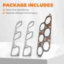 GoaMotors Engine Upper & Lower Intake Gaskets Set Fit for Buick for Lacrosse for Rendezvous for Cadillac CTS SRX STS for Malibu for Pontiac G6 G8 for Saturn Aura 3.6L, Replace 12598158