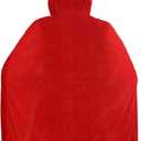 Blulu Christmas Cloak Santa Claus Cloak Velvet Hooded Cape Costume for Women
