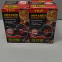 Exo Terra Heat-Glo Infrared Spot Lamp, 75-Watt/120-Volt (3 Pack)