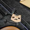 ADM 3/4 Size Wood Violin Set for Kids Teens Students Adults Beginner Acoustic Violin Matte Fiddle Starter Kit with Hard Case, Rosin, Shoulder Rest, Bow, Clip-on Tuner and Fingerboard Sticker