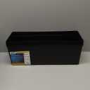 Camco Double Battery Box - Safely Stores RV, Automotive, and Marine Batteries - Features a Heavy-Duty Corrosion-Resilient Polymer Construction and Measures Inside 21-1/2" x 7-3/8" x 11-3/16" (55375)