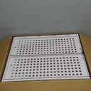 5 Pack Stackable Closet Storage Basket - Stackable Storage Bins, Multifunctional & Foldable Closet Organizer Waterproof, Wardrobe Cupboard Space-Saving Hat Storage Drawer Organizer, White