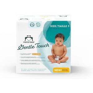 Amazon Brand - Mama Bear Gentle Touch Diapers, Size 3, 1 Pack of 42