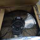 Comfort Zone 20-Inch High-Velocity Industrial Floor Fan, Heavy-Duty 3-Speed Metal Shop Fan with 180° Adjustable Tilt & Carry Handle, Quiet Vibration-Free Cooling for Garage, Workshop, & Home