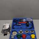 Radiator Pressure Tester Kit, Coolant Pressure Tester for Automotive Cooling System Water Tank Leakage Detection (Universal Fit 15PCS)