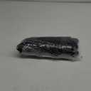 OVZME Black Shower Curtain Set, Waffle Textured Heavy Duty Fabric Shower Curtain for Bathroom, Luxury Hotel Weighted 230GSM Bath Curtain with 12 Plastic Hooks, Machine Washable, 72x72