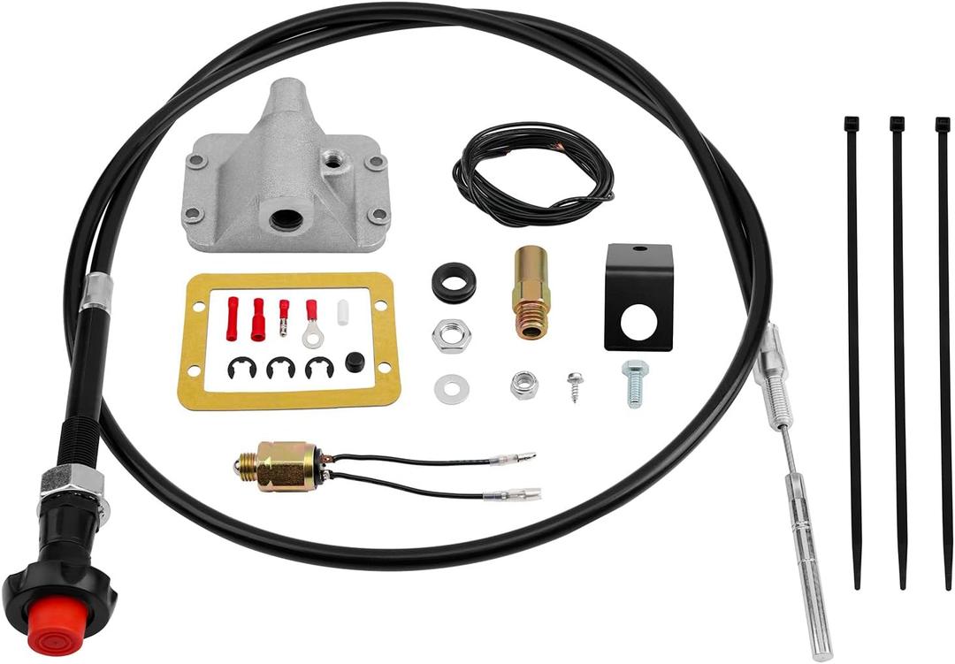 Axle Shaft Disconnect Conversion Kit Compatible with 1987-1995 Jeep Wrangler YJ, 1986-1991 Jeep Comanche MJ, 1984-1991 Jeep Cherokee XJ With Dana 30 Front Axle