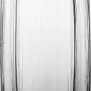 Black Grey Glass Vase for Flowers,Darl Grey Bud Tall Glass Vases,H-12.6" Simple Striped Design for Home Floor Decor,Farmhouse Decor, Centerpiece Coffee Table Decorations, Smoke Grey 