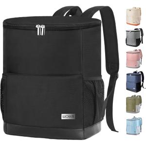 Insulated Cooler Backpack Outdoor - Leak Proof Backpack Cooler 30 Cans, Waterproof Lightweight Cooler Bag for 12h Hot/Cold Retention - Soft Cooler for Travel, Camping, Beach, Lunch
