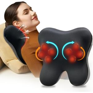 Neck Massager,Gifts for Women Men Mom Dad - Shiatsu Neck and Back Massager with Heat,Birthday Gifts for Women Mom Men Dad Her Him
