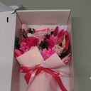 Preserved Flowers Bouquet, Forever Flowers for Delivery, Mothers Day Long-Lasting Real Roses Bouquet, Anniversary Birthday Flowers Gifts for Mom Grandma Women Wife Her (Hot Pink)