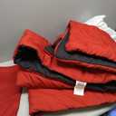 Lightweight Reversible Full Size Comforter Set, Down Alternative Comforter with 2 Pillow Sham, Full Size Bedding Set for All Seasons, Red/Black