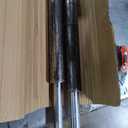 VECELO Bar Stools Set of 4, Adjustable Barstools, Counter Height Stools with Back and Arm, Kitchen Island Stools, Swivel PU Chairs for Pub, Dining Room, Industrial Style, Brown