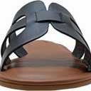 The Drop Women's Monika (10, Faux Leather Black)