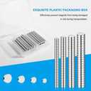 RHINOCATS 400Pcs Small Magnets, 4 Different Sizes Tiny Mini Magents, Multi-Use for Fridge, DIY, Office, Hobbies, Crafts and Science
