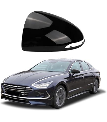 Compatible with Hyundai Sonata Mirror Cover 2020 2021 2022 2023, Driver Left Side Hyundai Sonata Mirror Caps with Turn Signal