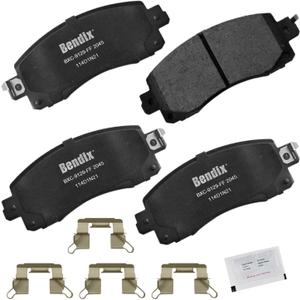 Bendix Priority1 CFC2045 Ceramic Front Brake Pads for Subaru Crosstrek 2023-2018, Forester 2023-2019, Impreza 2022-2017, Legacy 2023-2020, Outback 2023-2020