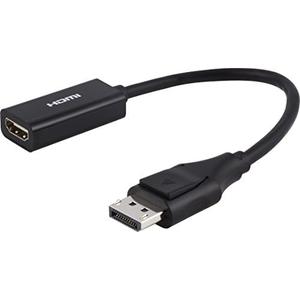 PHILIPS DisplayPort to HDMI Adapter, Unidirectional, Works with Laptops, Tablets, Full HD 1080p, 4K Ultra HD, Mac and PC Compatible, Compact Design, Portable, Black, SWV9200G/27