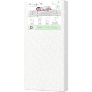 Dream On Me Serene Snooze 2-in-1 Crib Mattress, Dual-Sided for Infants & Toddlers, Waterproof Cover, GREENGUARD Gold Certified, Fits Full Size Crib & Toddler Bed, 52 x 28 x 5