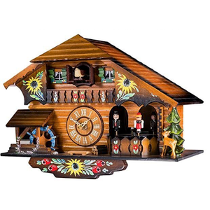 Kintrot Cuckoo Clock Pendulum Quartz Wall Clock Black Forest