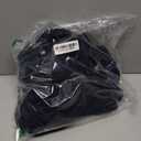 QINSEN Womens 2 Piece Lounge Sets Mock Neck Long Sleeve Tops with Side Ruched Fold Over Flare Pants Comfy Tracksuits (Medium, Black)